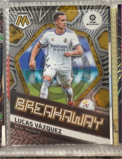 2021-22 Panini Mosaic #24 Lucas Vázquez Breakaway — front