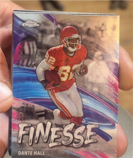 2024 Topps Chrome Finesse #F-19 Dante Hall — front