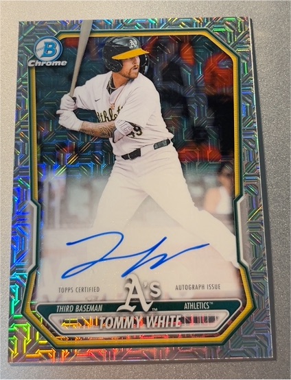 2026 Bowman Chrome #BMA-TW Tommy White — front