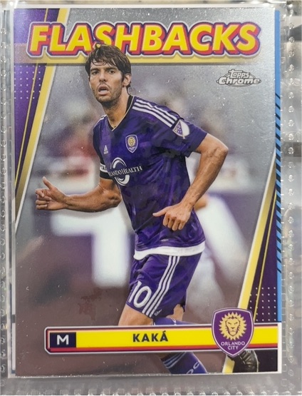 2024 Topps Chrome MLS Flashbacks #95 Kaká — front