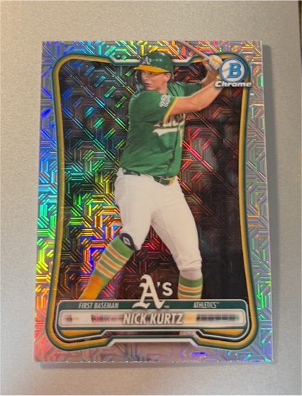 2026 Bowman Chrome #10 Nick Kurtz — front