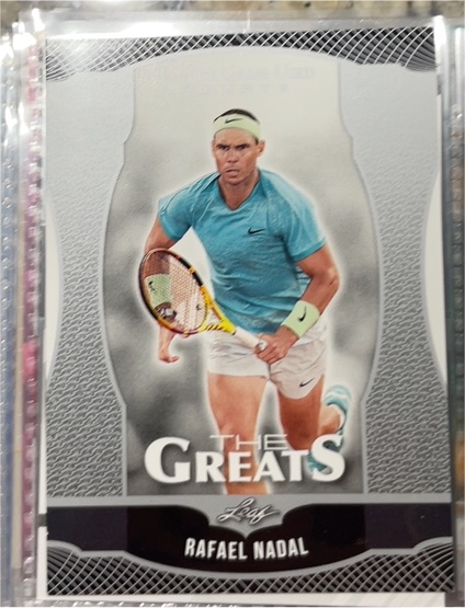 2024 Leaf In the Game Used The Greats #TG31 Rafael Nadal — front