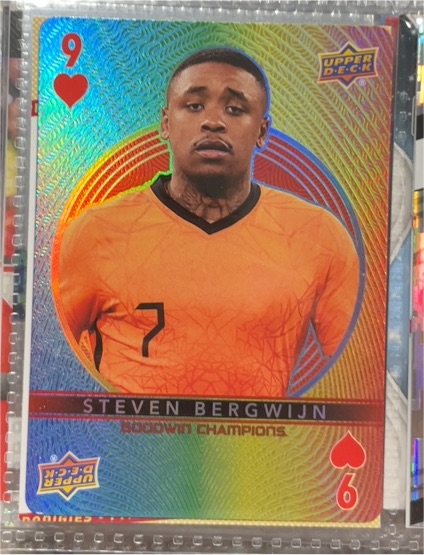 2022 Upper Deck Goodwin Champions #9-Hearts Steven Bergwijn — front