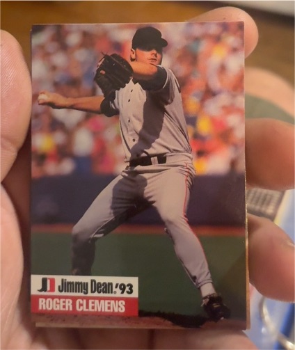 1993 Jimmy Dean #7 Roger Clemens — front