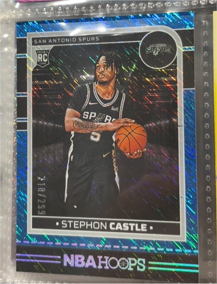 2024-25 Panini NBA Hoops #234 Stephon Castle — front