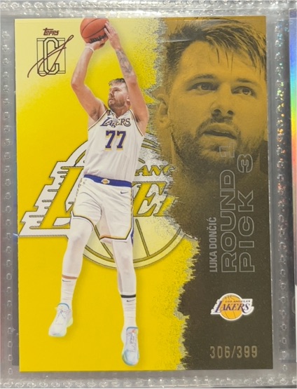 2025-26 Topps Signature Class #83 Luka Dončić — front