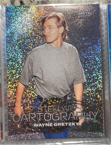 2024 Skybox Metal Universe Champions #104 Wayne Gretzky Stellar Cartography — front