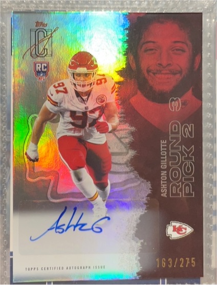 2025 Topps Signature Class #197 Ashton Gillotte — front