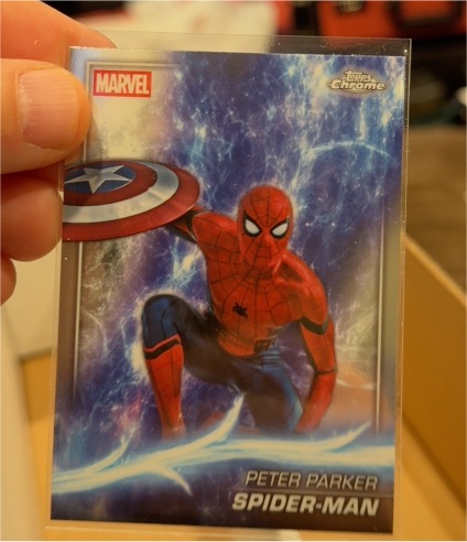 2025 Topps Chrome Marvel Studios #61 Peter Parker Spider-Man — front