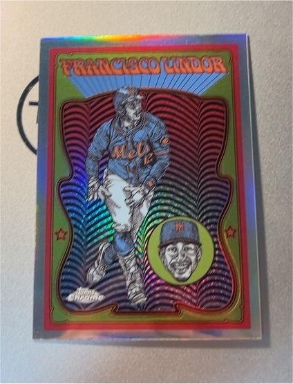 2025 Topps Chrome Ultraviolet All-Stars #UV-8 Francisco Lindor — front