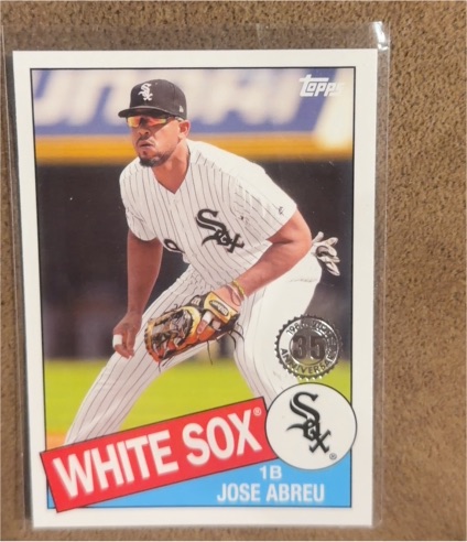 2020 Topps #85TB-10 Jose Abreu 1985 Topps 35th Anniversary — front