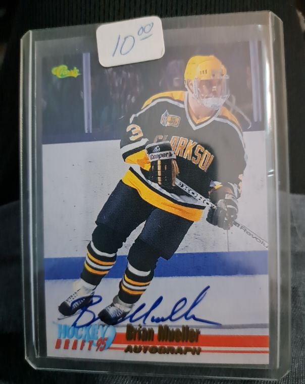 1995 Classic Hockey Draft #23 Brian Mueller — front