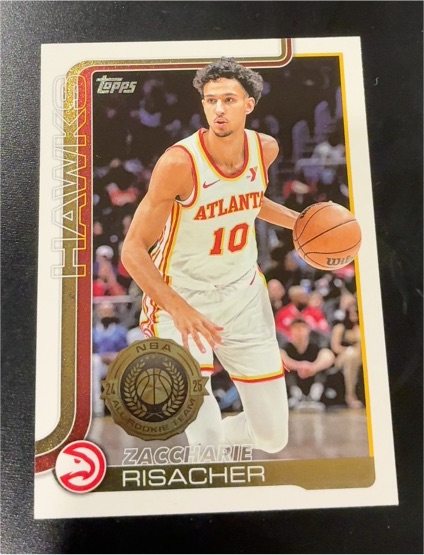 2025-26 Topps #62 Zaccharie Risacher — front
