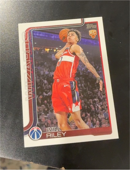 2025-26 Topps Basketball #221 Will Riley — front
