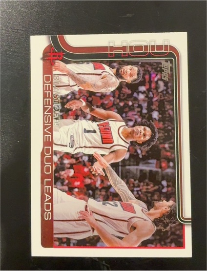 2025-26 Topps #297 Blastoff! Defensive Duo Leads Amen Thompson — front