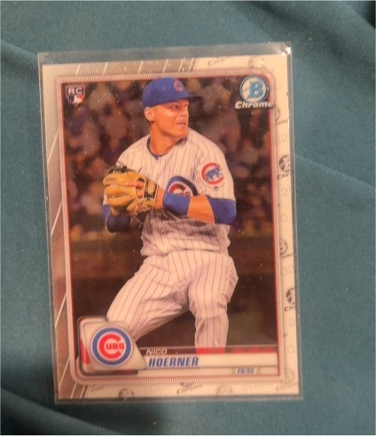 2020 Bowman Chrome #44 Nico Hoerner — front