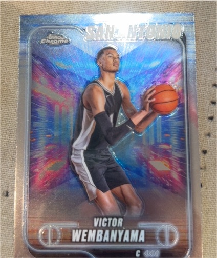 2024-25 Topps Chrome #193 Victor Wembanyama — front