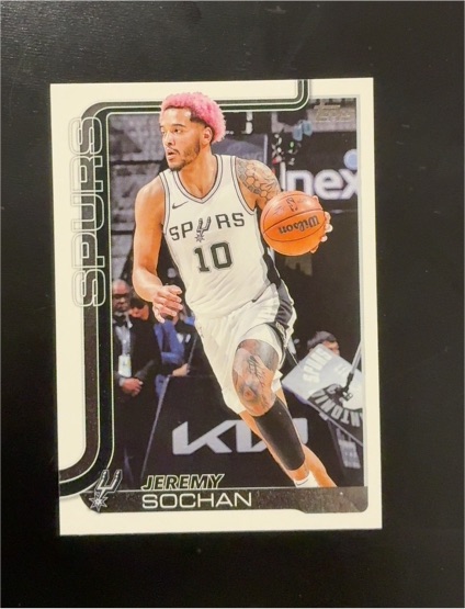 2025-26 Topps #199 Jeremy Sochan — front