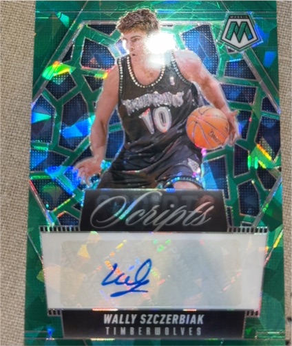 2024-25 Panini Mosaic #MS-WSM Wally Szczerbiak Scripts — front