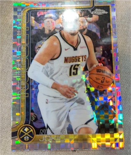 2025-26 Topps Chrome #25 Nikola Jokić — front