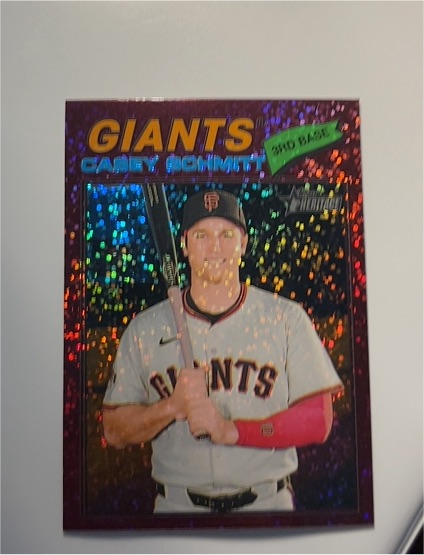 2026 Topps Heritage #27 Casey Schmitt — front