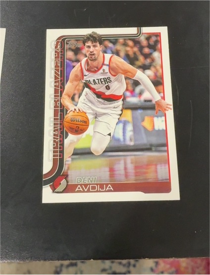2025-26 Topps #125 Deni Avdija Portland Trail Blazers — front