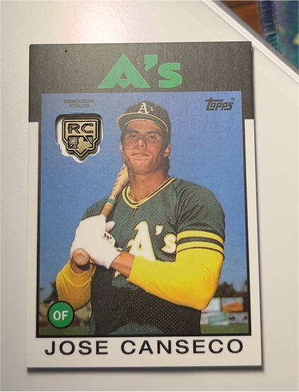 2020 Topps #RCR-CA Jose Canseco — front