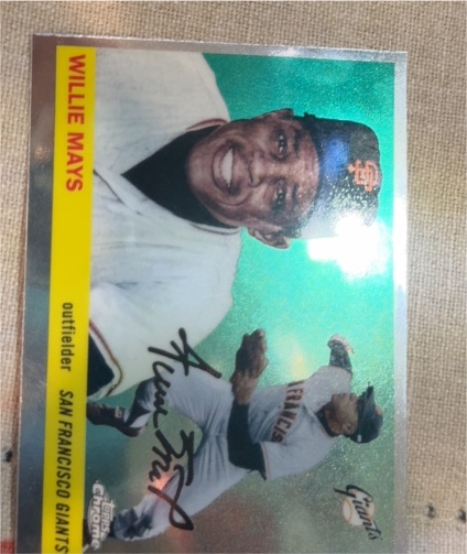 2025 Topps Chrome Platinum #469 Willie Mays — front