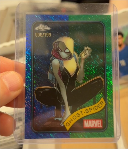 2025 Topps Chrome Marvel #29 Ghost-Spider — front