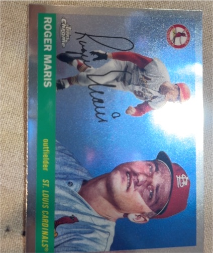 2025 Topps Chrome Platinum #427 Roger Maris — front