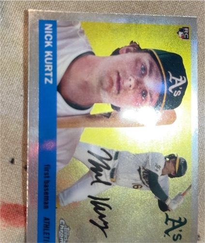 2025 Topps Chrome Platinum #254 Nick Kurtz — front