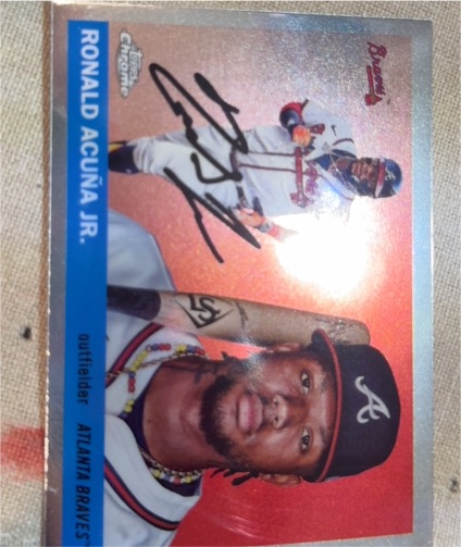 2025 Topps Chrome Platinum Anniversary #5 Ronald Acuña Jr. — front