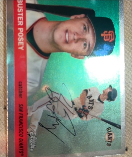2025 Topps Chrome Platinum #500 Buster Posey — front