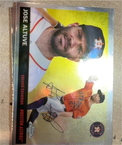 2025 Topps Chrome Platinum #13 Jose Altuve — front