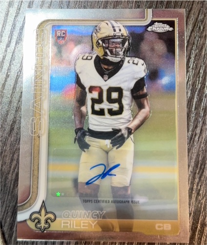 2025 Topps Chrome #RA-QR Quincy Riley — front
