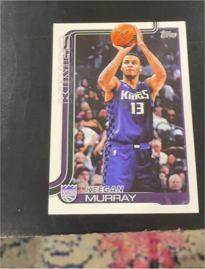 2025-26 Topps Basketball #166 Keegan Murray — front