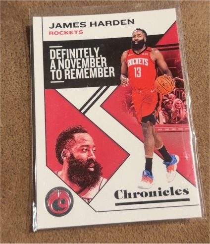 2019-20 Panini Chronicles #2 James Harden — front
