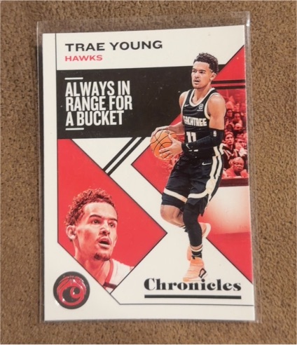 2019-20 Panini Chronicles #12 Trae Young — front