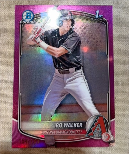 2025 Bowman Chrome #BCP-92 Bo Walker — front