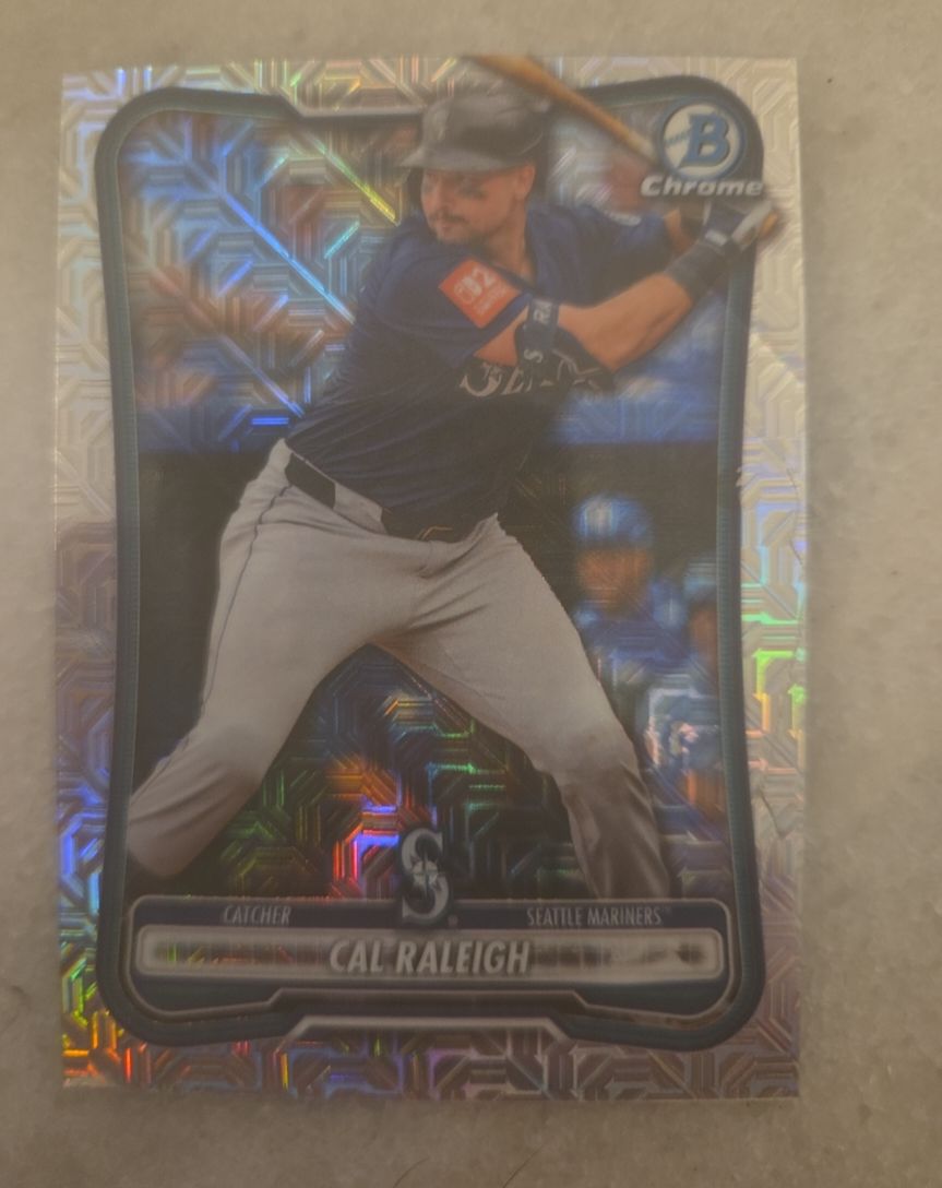 2026 Bowman Chrome #13 Cal Raleigh — front