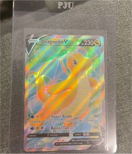 2022 Pokémon TCG Pokemon GO #076 Dragonite V — front