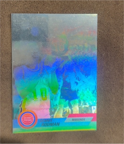 1992-93 Upper Deck Award Winners Holograms #AW3 Dennis Rodman — front