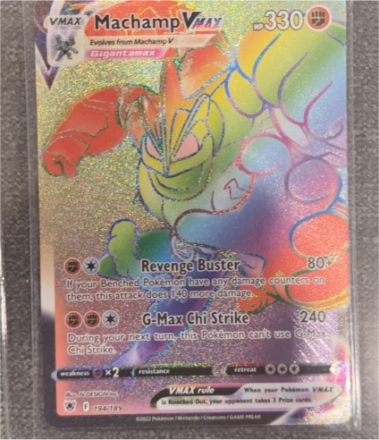2022 Pokemon Astral Radiance #194 Machamp VMAX — front