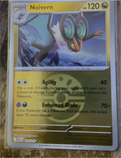 2022 Pokémon Ascended Heroes #157 Noivern — front