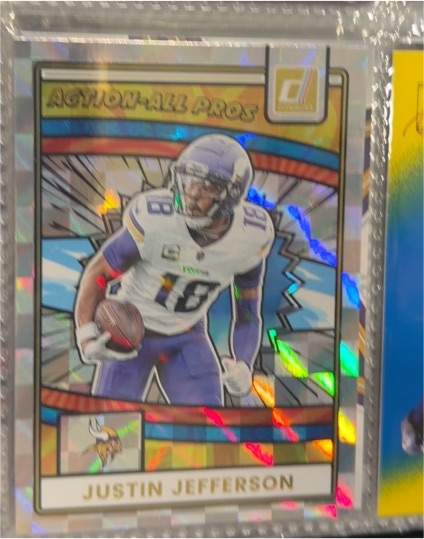 2025 Panini Donruss Action All Pros #AAP-JJE Justin Jefferson — front