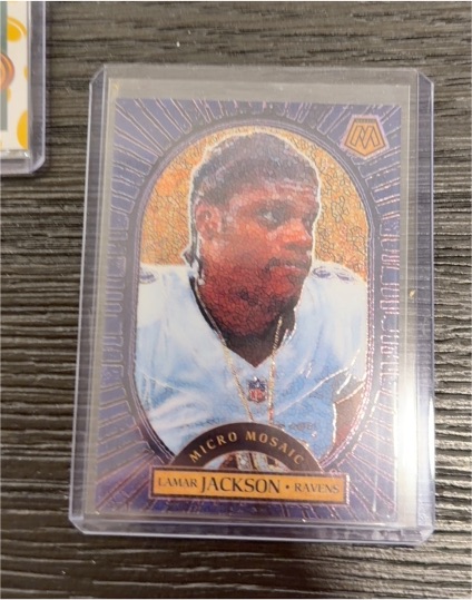 2025 Panini Mosaic Micro Mosaic #25 Lamar Jackson — front