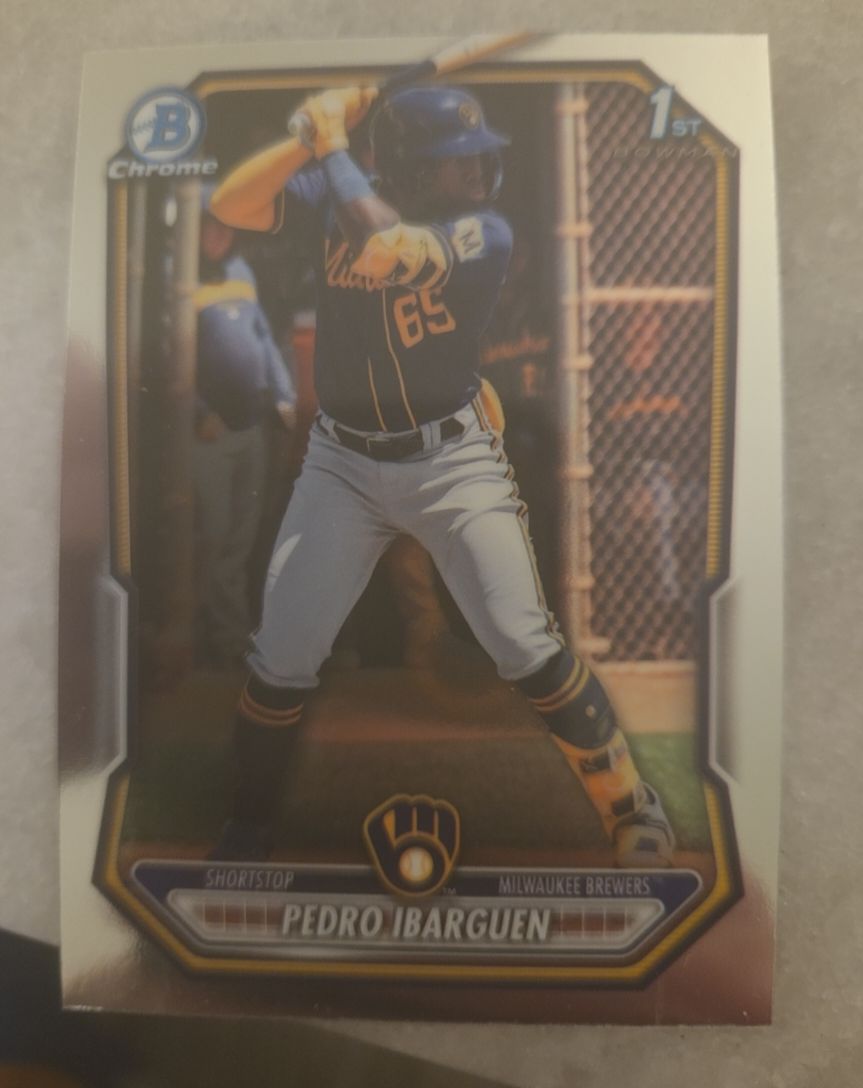 2026 Bowman Chrome #BCP-140 Pedro Ibarguen — front