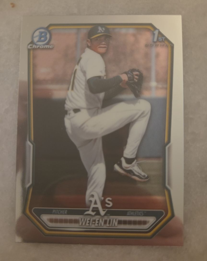 2026 Bowman Chrome #BCP-125 Wei-En Lin — front