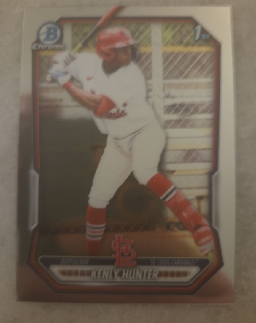 2026 Bowman Chrome #BCP-130 Kenly Hunter — front