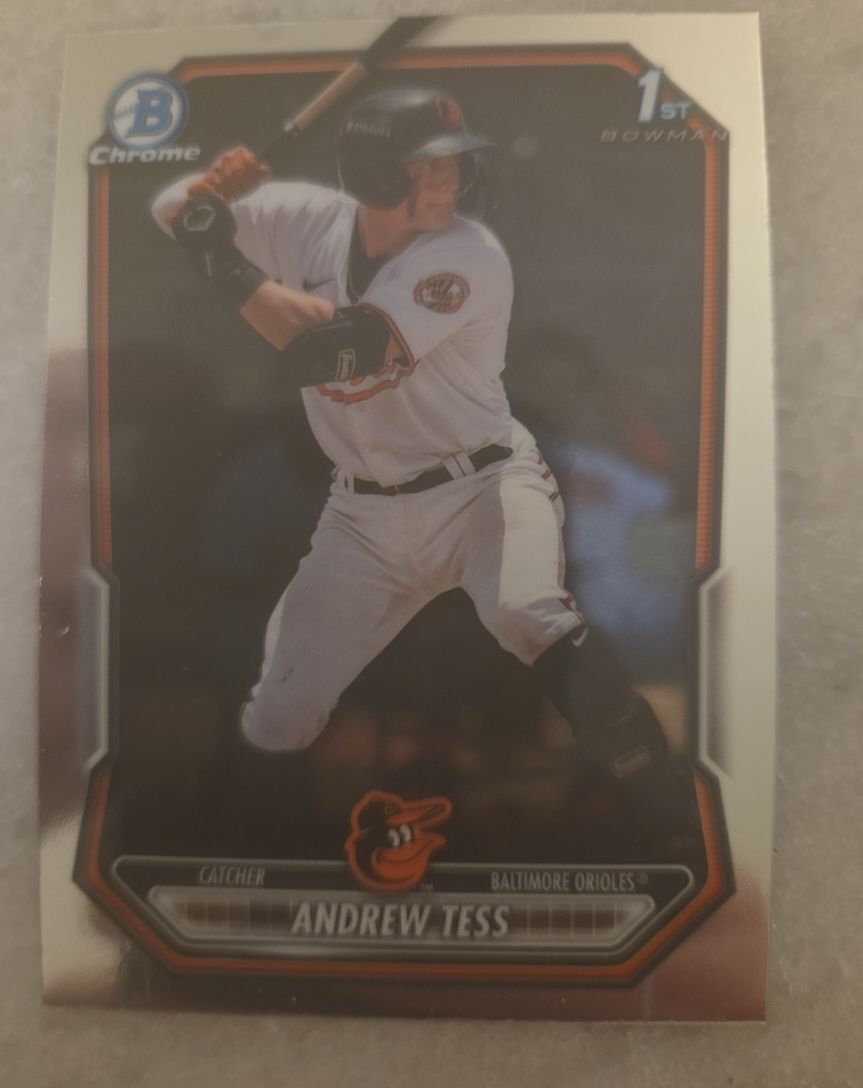2026 Bowman Chrome #BCP-90 Andrew Tess — front